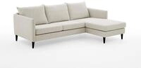 Atlantic Home Collection 3-Sitzer mit rechts oder Links montierbarem Longchair