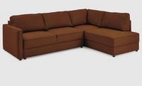ATLANTIC home collection Eckgarnitur Chill, inkl. Schlaffunktion (ca. 135x230...
