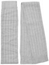 ESPRIT Damen Rib Legwarmer Wolle atmungsaktiv klimaregulierend