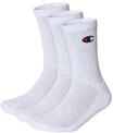 Champion Unisex Basics 6pk Crew Sportsocken, Wei&szlig;, 39-42 EU