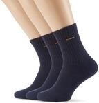 Camano Unisex 3er Pack Sportsocken Basic mit Komfortbund Damen & Herren Str&uuml;mpfe,