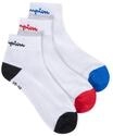 Champion Unisex Basics 3pk Quarter Freizeitsocken, Wei&szlig;, 43-46 EU