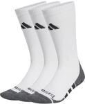 adidas Unisex Performance Grip Climacool Cushioned Crew 3P Socks, White/Dark...