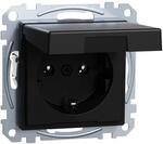 Schneider Electric Merten Schuko-Steckdose mit Klappdeckel, Steckklemmen,...
