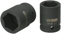KS Tools 515.1795 1" Sechskant-Kraft-Stecknuss, kurz, 95mm