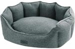 Nobby Komfort Bett oval ANDA grau 45 x 40 x 19 cm