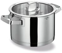 K&Uuml;CHENPROFI Kochtopf SAN REMO 3,5 L, Edelstahl mit Glasdeckel
