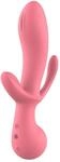 Dream Toys Amour Triple Pleasure Vibe Claire Vibrator Pink 22 cm