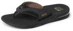Reef Zehentrenner Sandale Herren Fanning, Black and Tan, 44 EU