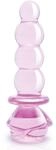 Dream Toys Glaze Glass Rosebud Beaded Pink 14 cm