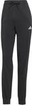 adidas Damen Essentials 3-Stripes Jogger Pants, Black/White, XL