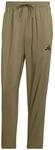 adidas Herren Essential Three Stripes Stanford Open Hem Pants, Olive Strata/Black, S