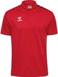 hummel Authentic Polo rot, 2XL Herren