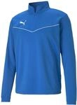 PUMA Herren Teamrise 1/4 Zip Top Shirt, Electric Blue Lemonade, S