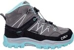 CMP Unisex Kinder Kids Rigel Mid Trekking Shoes Wp Wanderschuhe, Cemento Alluminio,
