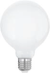 EGLO E27 LED Lampe, Gl&uuml;hbirne Globe Milky, 9 Watt (entspricht 75 Watt), 1055 Lumen,