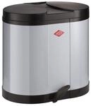 WESCO &Ouml;kosammler 170 in der Farbe grau, pulverbeschichtetes Stahlblech, zwei