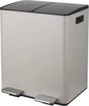 Spirella &ndash; 40-Liter-K&uuml;chenabfalleimer (2 x 20 Liter) mit Pedalantrieb &ndash;...