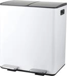 Spirella &ndash; 40-Liter-K&uuml;chenabfalleimer (2 x 20 Liter) mit Pedalantrieb &ndash;...