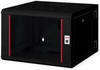 ROLINE 19-Zoll Wandgeh&auml;use Pro 7 HE, 600x600 BxT zweiteilig schwenkbar schwarz