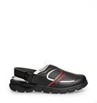 Abeba 7332-35 Dynamic Sabot/Clogs Schuhe, Taille 35, schwarz/rot