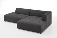 ATLANTIC home collection Eckgarnitur, XXL-Liegefl&auml;che (ca. 63x240cm),