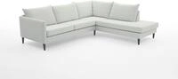 Atlantic Home Collection Ecksofa mit Ottomane rechts