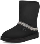 UGG Classic Short Crescent, Mode-Stiefel, Black,