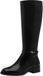 Tamaris Damen Stiefel Leder schwarz 39