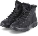 Rieker Damen Schn&uuml;rstiefel in schwarz