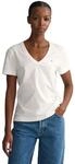 GANT REG Shield SS V-Neck T-Shirt - L