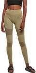 Urban Classics Damen Ladies Tech Mesh Leggings Leggings, Khaki, 4XL