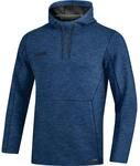JAKO Damen Kapuzensweatshirt Premium Basics, Marine-Meliert, 34