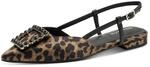 Tamaris Damen Sling Pump mit Blockabsatz, braun, 37 EU