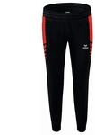 Erima Damen Six Wings Funktionelle Trainingshose (1102210), schwarz/rot, 36