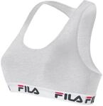 Fila Damen Bh FU6042 WOMAN BRA 400 XS, 400 Grey, XS, FU6042