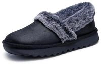 Skechers Damen Cozy Up Hausschuhe, Schwarz, 9.5
