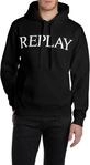 Replay Herren Hoodie mit Kapuze, Black 098 (Schwarz), M
