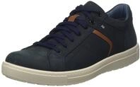 Blauer Halbschuh