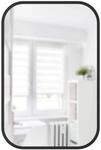 Umbra Hub 61 x 91 cm Rechteckiger Wandspiegel mit Gummirahmen, Moderne Raumdekoration