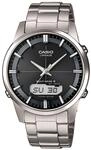 Casio Herrenarmbanduhr mit Solar und Funk und Titanarmband