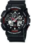 Casio HerrenArmbanduhr Analog-Digital Quarz Harz GA-100-1A4ER