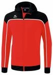 Erima Herren CHANGE by Trainingsjacke mit Kapuze (1032301), rot/schwarz/wei&szlig;, L