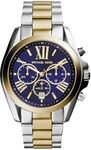 Michael Kors Bradshaw Uhr f&uuml;r Damen, Chronographenuhrwerk mit Edelstahl- oder