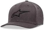 Alpinestars Kid's Ageless Kurve Baseball-Kappe, Kohlefaser-Heather/Schwarz, OS Unisex