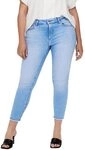 ONLY Carmakoma Damen Skinny Jeans Carwilly Reg Sk ANK Rw Rea4348 Noos
