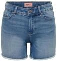 ONLY Female Jeans-Shorts ONLBLUSH Mittlere Taille Normal geschnitten Shorts |...