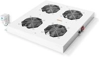 ROLINE 19-Zoll Dachl&uuml;ftereinheit 4 L&uuml;fter, Thermostat, grau