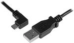 StarTech.com Micro USB Lade/Sync-Kabel - St/St - Micro USB linksgewinkelt - 1m - USB