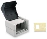 DIGITUS Daten-Anschlussdose - Outdoor Netzwerk-Dose - F&uuml;r 2 Keystone-Module -